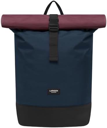 312kxl89cvl. ac .jpg LARKSON Janne Rolltop Rucksack - Mit Laptopfach für Damen & Herren -Uni, Arbeit, Reise & Fahrrad - Tagesrucksack, Mittel