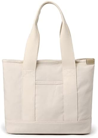 31bf6e0zjtl. ac .jpg CORIOS Damen Tragetasche Große Kapazität Multifunktionale Schultertasche Casual Handtasche für Arbeit Schule Reise Weiß