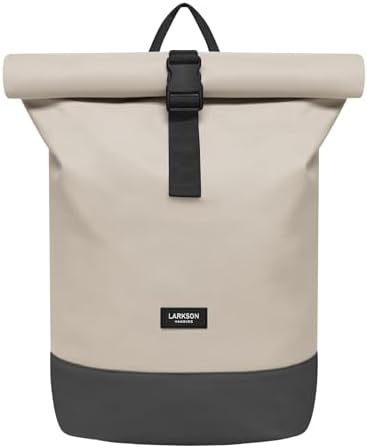 31p7dxkwckl. ac .jpg LARKSON Janne Rolltop Rucksack - Mit Laptopfach für Damen & Herren -Uni, Arbeit, Reise & Fahrrad - Tagesrucksack, Mittel
