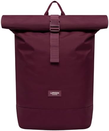 31twncgnfql. ac .jpg LARKSON Janne Rolltop Rucksack - Mit Laptopfach für Damen & Herren -Uni, Arbeit, Reise & Fahrrad - Tagesrucksack, Mittel