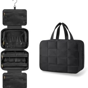 Aucuu Hängender Kulturbeutel für Damen & Herren, Reise Kulturtasche Große Waschtasche mit Haken