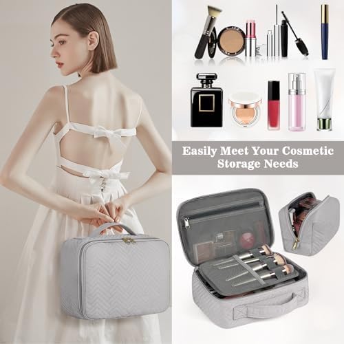 41 j0dlakwl. ac .jpg IGOLUMON Kulturtasche Damen zum Aufhängen Schwarz - wasserdicht - Große Make-up-Tasche für Reise - Kosmetiktasche - 2 St