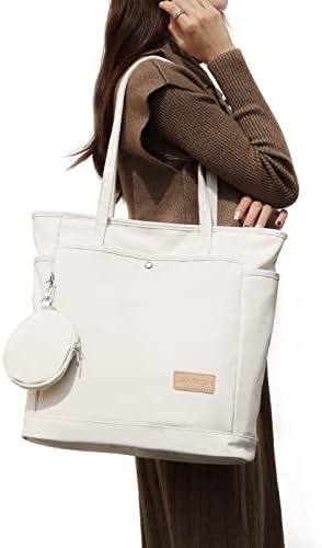 41 egnvqzhl. ac .jpg JANSBEN Damen Shopper-Tasche mit Reißverschluss Rosa