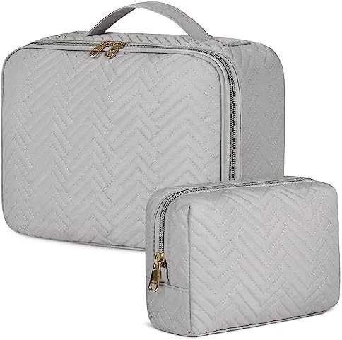 41 nmkgmrl. ac .jpg IGOLUMON Kulturtasche Damen zum Aufhängen Schwarz - wasserdicht - Große Make-up-Tasche für Reise - Kosmetiktasche - 2 St