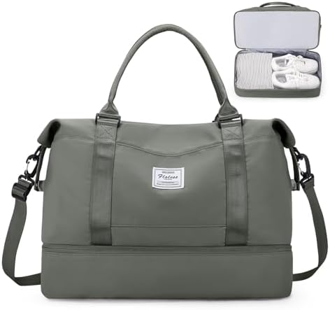 41 ygnn tul. ac .jpg SEAFEEWasserdatenschützende Reisetasche Damen Fitnesstasche A11-Beige Braun