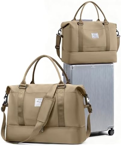 412g7u0enrl. ac .jpg SEAFEEWasserdatenschützende Reisetasche Damen Fitnesstasche A11-Beige Braun