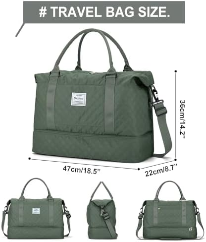 412rt x48hl. ac .jpg SEAFEEWasserdatenschützende Reisetasche Damen Fitnesstasche A11-Beige Braun