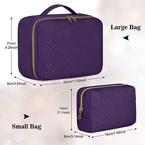 414lvmwtu0l. ac .jpg IGOLUMON Kulturtasche Damen zum Aufhängen Schwarz - wasserdicht - Große Make-up-Tasche für Reise - Kosmetiktasche - 2 St