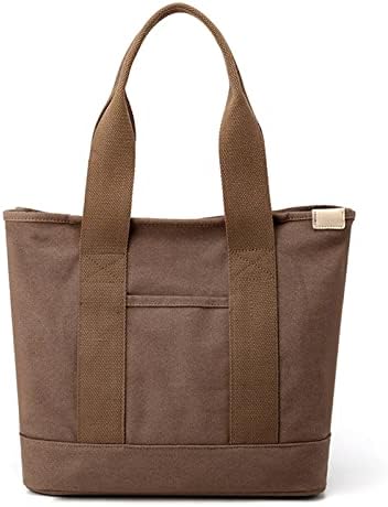 414aequazxl. ac .jpg CORIOS Damen Tragetasche Große Kapazität Multifunktionale Schultertasche Casual Handtasche für Arbeit Schule Reise Weiß