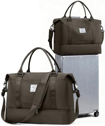 415aiacxxml. ac .jpg SEAFEEWasserdatenschützende Reisetasche Damen Fitnesstasche A11-Beige Braun