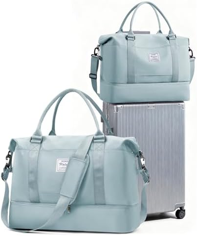 4164qmmdiql. ac .jpg SEAFEEWasserdatenschützende Reisetasche Damen Fitnesstasche A11-Beige Braun