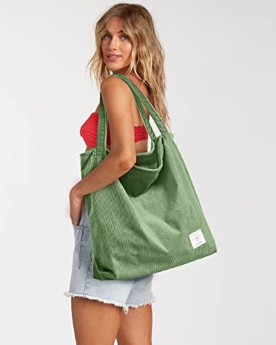 417i7woxzll. ac .jpg KALIDI cord Tasche Damen Groß Shopper Tasche mit Reißverschluss für Arbeit und Büro