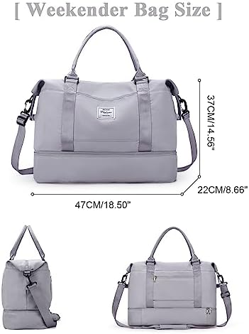 418g0 sdhul. ac .jpg SEAFEEWasserdatenschützende Reisetasche Damen Fitnesstasche A11-Beige Braun