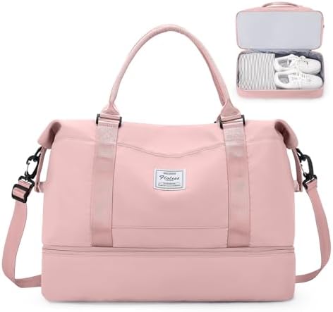 41akcn2vnil. ac 1.jpg SEAFEEWasserdatenschützende Reisetasche Damen Fitnesstasche A11-Beige Braun