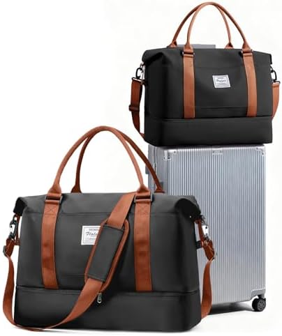 41arc3zvaol. ac .jpg SEAFEEWasserdatenschützende Reisetasche Damen Fitnesstasche A11-Beige Braun