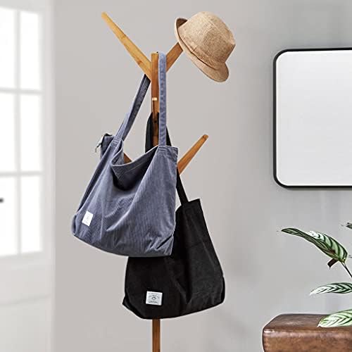 41bak8zdqdl. ac .jpg KALIDI cord Tasche Damen Groß Shopper Tasche mit Reißverschluss für Arbeit und Büro