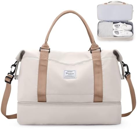 41c1vs31cl. ac 1.jpg SEAFEEWasserdatenschützende Reisetasche Damen Fitnesstasche A11-Beige Braun
