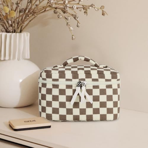 41cbyu14wbl. ac .jpg Niedliche Cord Kosmetiktasche Erdbeere für Damen und Mädchen Global Recycled Standard Kulturtasche und Reise Kulturbeu