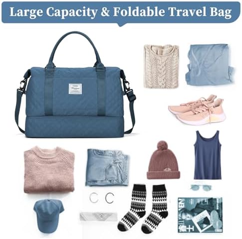 41ivvpyci4l. ac .jpg SEAFEEWasserdatenschützende Reisetasche Damen Fitnesstasche A11-Beige Braun