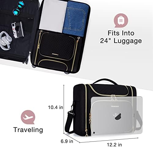 41jj4rjapul. ac .jpg Bagsmart wasserdichte Kosmetiktasche Frauen Reise-Organizer