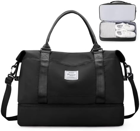 41kesngtcgl. ac 1.jpg SEAFEEWasserdatenschützende Reisetasche Damen Fitnesstasche A11-Beige Braun