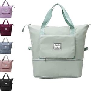 YAMEE Faltbare Reisetasche mit großer Kapazität für Sportlvarianten, wasserdichte Sporttasche mit Nassfach und Weekender