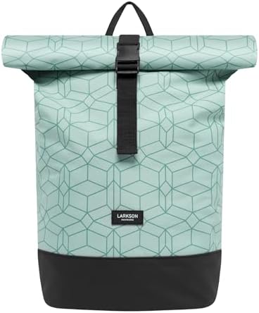 41rhy3ayvtl. ac .jpg LARKSON Janne Rolltop Rucksack - Mit Laptopfach für Damen & Herren -Uni, Arbeit, Reise & Fahrrad - Tagesrucksack, Mittel