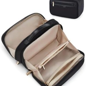 LIXSAZSE Bagsmarts Kosmetiktaschen Organizer für Damen, reisegeeignet, leicht tragbar, farbigeramenti | LIXSAZSE Bagsma