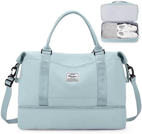 41sl3o5k6yl. ac .jpg SEAFEEWasserdatenschützende Reisetasche Damen Fitnesstasche A11-Beige Braun
