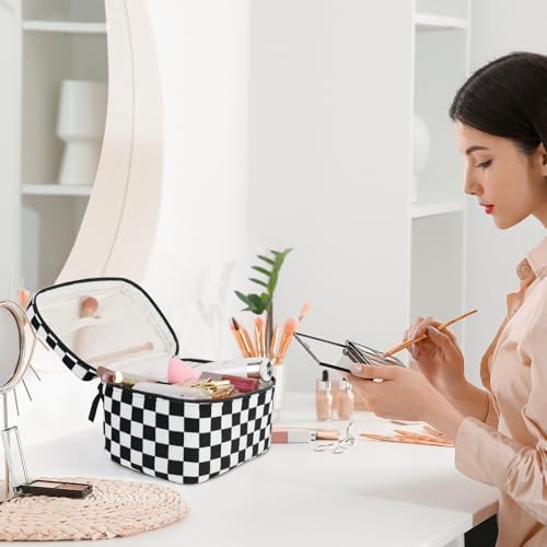 41yha3pv09l. ac .jpg Niedliche Cord Kosmetiktasche Erdbeere für Damen und Mädchen Global Recycled Standard Kulturtasche und Reise Kulturbeu