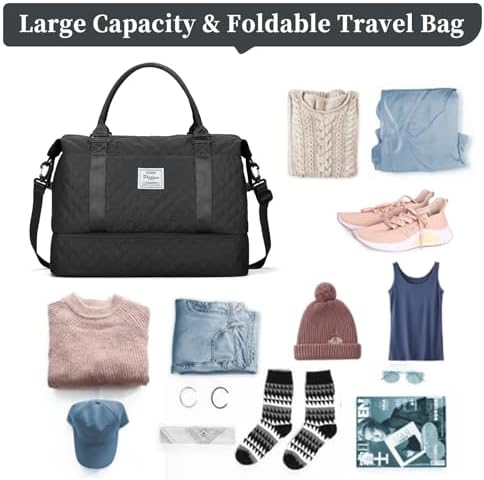 41zz68kuv0l. ac .jpg SEAFEEWasserdatenschützende Reisetasche Damen Fitnesstasche A11-Beige Braun