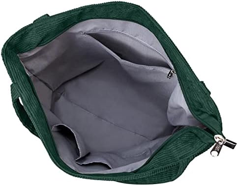 41cdbosixyl. ac .jpg KALIDI cord Tasche Damen Groß Shopper Tasche mit Reißverschluss für Arbeit und Büro