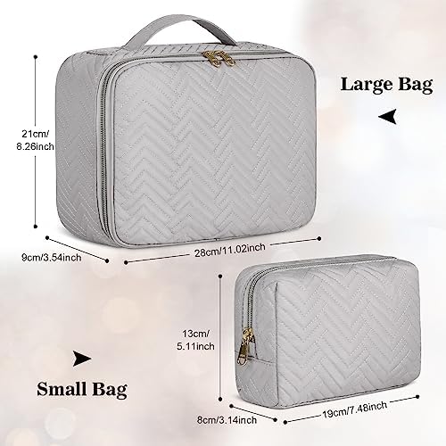 41d4p0bnypl. ac .jpg IGOLUMON Kulturtasche Damen zum Aufhängen Schwarz - wasserdicht - Große Make-up-Tasche für Reise - Kosmetiktasche - 2 St