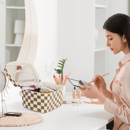 41fjlmwdsxl. ac .jpg Niedliche Cord Kosmetiktasche Erdbeere für Damen und Mädchen Global Recycled Standard Kulturtasche und Reise Kulturbeu