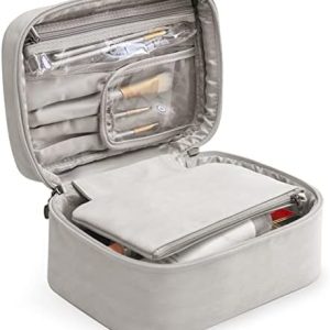 IGOLUMON Kosmetiktasche Große wasserdichte Kulturbeutel für Reise Damen Make-up Taschen für Damen IGOLUMON wasserdicht