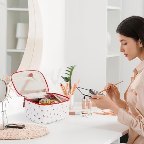 41i0zz8n6ml. ac .jpg Niedliche Cord Kosmetiktasche Erdbeere für Damen und Mädchen Global Recycled Standard Kulturtasche und Reise Kulturbeu