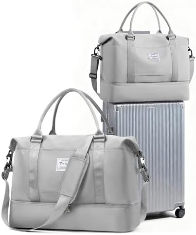 41ibg7ujtsl. ac .jpg SEAFEEWasserdatenschützende Reisetasche Damen Fitnesstasche A11-Beige Braun