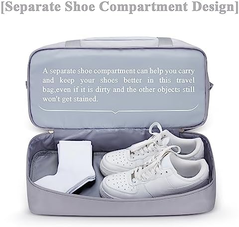 41igbv4xedl. ac .jpg SEAFEEWasserdatenschützende Reisetasche Damen Fitnesstasche A11-Beige Braun