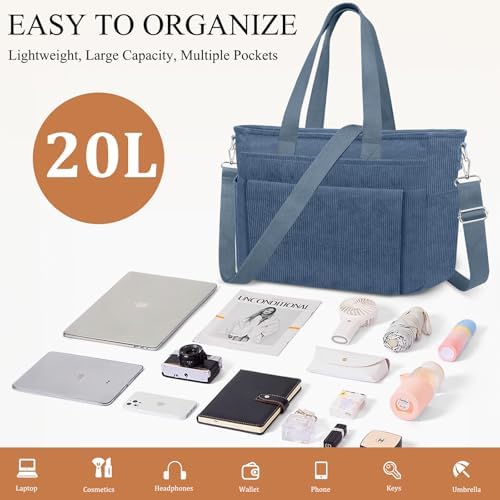 41m6hes6lsl. ac .jpg TEUEN Handtasche Damen Mittelgroß Leichte Henkeltaschen für Arbeit Reisen mit Reißverschluss Einkaufen Schule Shopper Cr