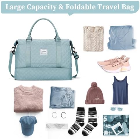 41mdbk6qe4l. ac .jpg SEAFEEWasserdatenschützende Reisetasche Damen Fitnesstasche A11-Beige Braun