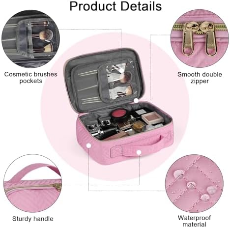 41qud1wzvul. ac .jpg IGOLUMON Kulturtasche Damen zum Aufhängen Schwarz - wasserdicht - Große Make-up-Tasche für Reise - Kosmetiktasche - 2 St