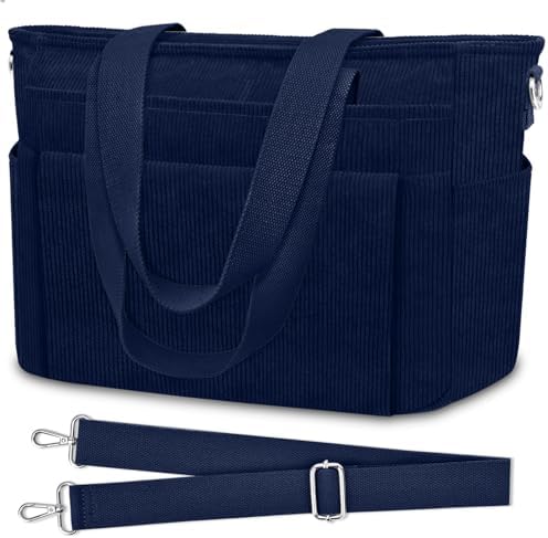 41s3t wgupl. ac .jpg TEUEN Handtasche Damen Mittelgroß Leichte Henkeltaschen für Arbeit Reisen mit Reißverschluss Einkaufen Schule Shopper Cr