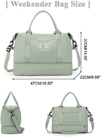 41tnbs5mxol. ac .jpg SEAFEEWasserdatenschützende Reisetasche Damen Fitnesstasche A11-Beige Braun