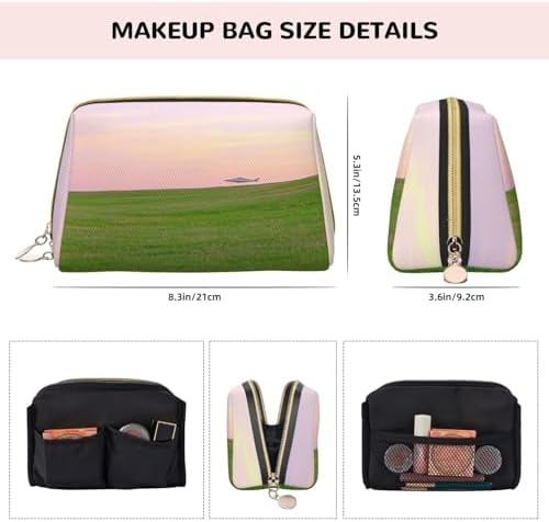 41ugqsljpjl. ac .jpg YVNKHKU Make-up-Tasche für Damen Bagsmart ToteA - Reise-Organizer, große Kapazität, elegant für Showe-Bürste und Hautpfl
