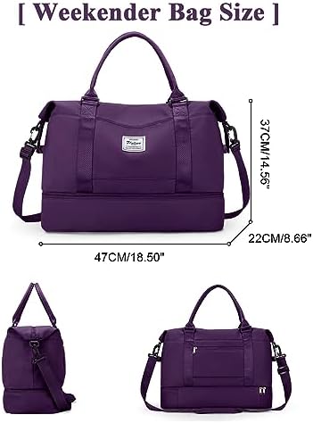 41zxwly7ial. ac .jpg SEAFEEWasserdatenschützende Reisetasche Damen Fitnesstasche A11-Beige Braun