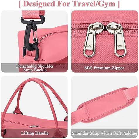 5106jhc ql. ac .jpg SEAFEEWasserdatenschützende Reisetasche Damen Fitnesstasche A11-Beige Braun