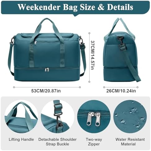 511y7tguhrl. ac .jpg SEAFEEWasserdatenschützende Reisetasche Damen Fitnesstasche A11-Beige Braun