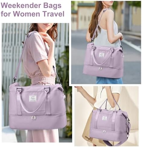 517vhvyylwl. ac .jpg SEAFEEWasserdatenschützende Reisetasche Damen Fitnesstasche A11-Beige Braun