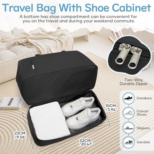 51dbdz5qeql. ac .jpg SEAFEEWasserdatenschützende Reisetasche Damen Fitnesstasche A11-Beige Braun