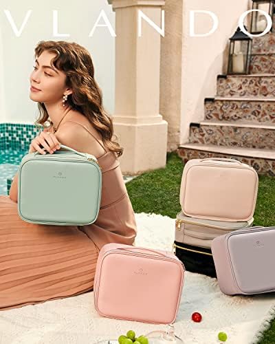 51dswrpwedl. ac 1.jpg Vlando Größe Schminktasche Wasserdicht Tasche Organisator Kosmetiktasche